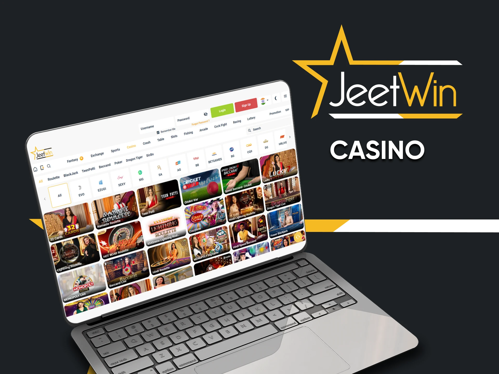 Play casino with Jeetwin.