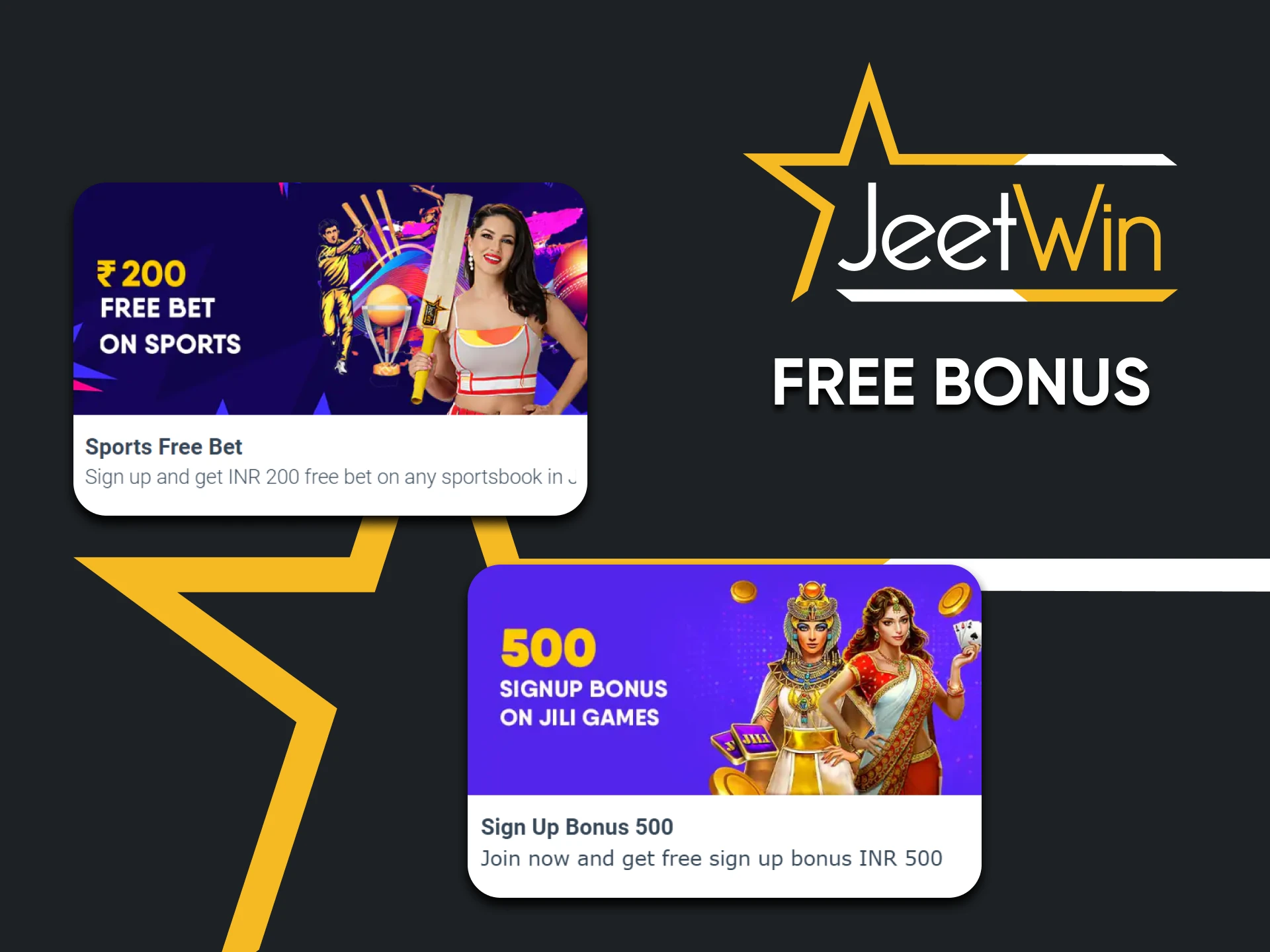 Get your free bonus from Jeetwin.