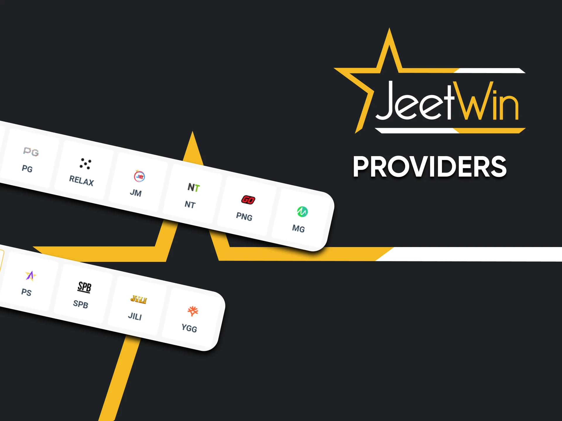 Choose your casino game provider at Jeetwin.