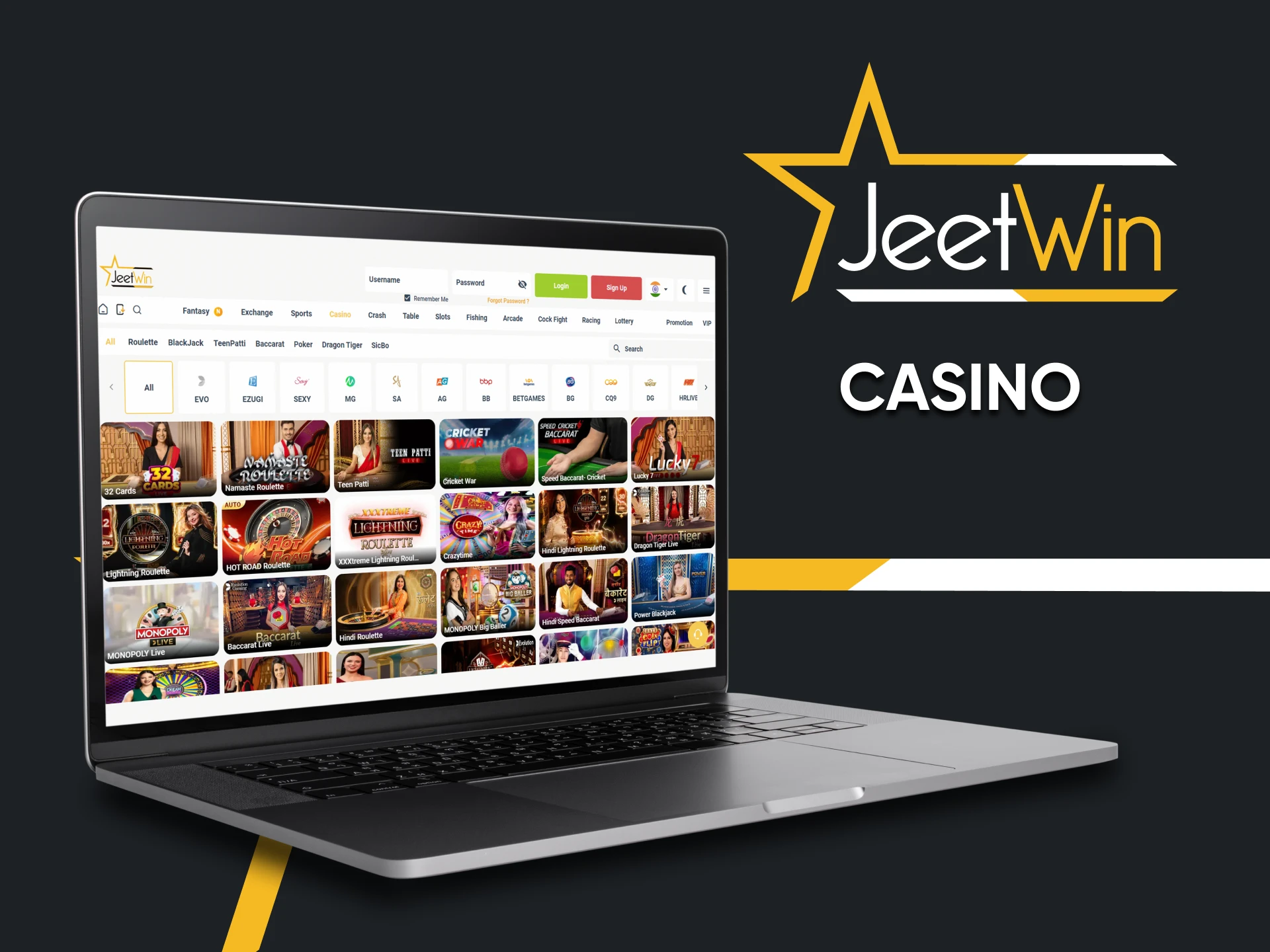 Play casino with Jeetwin.