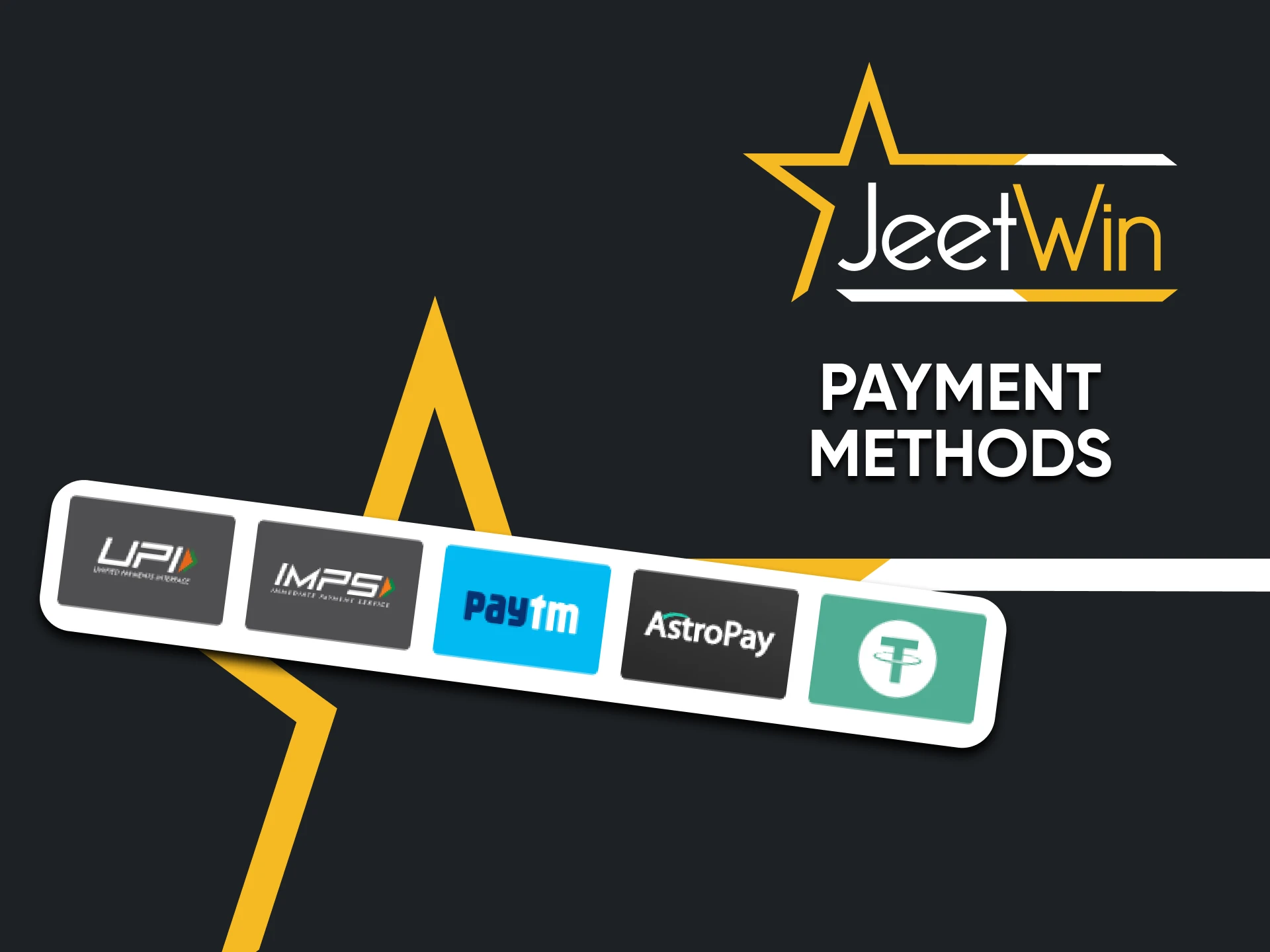 Select your payment method on Jeetwin.