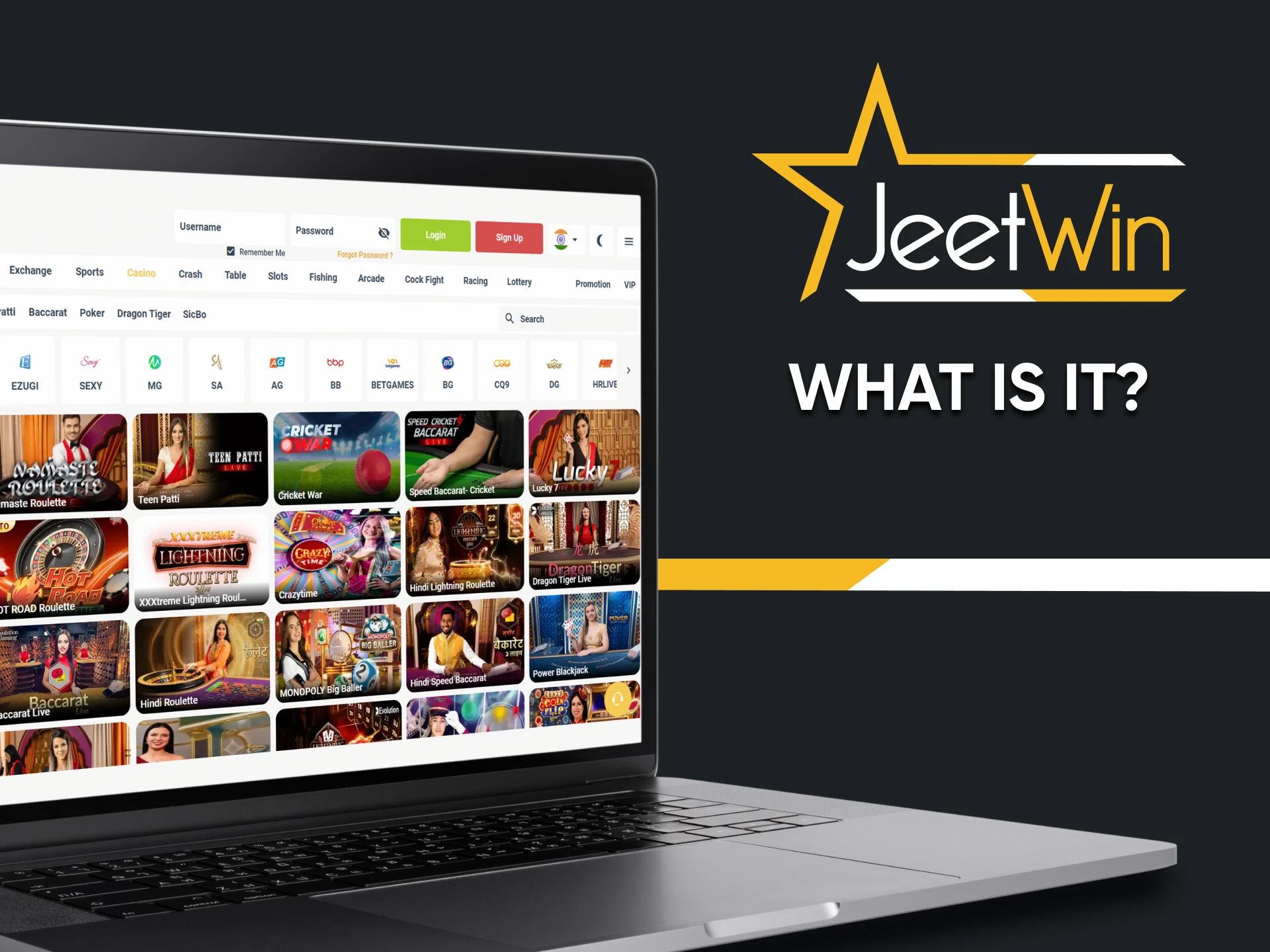 We will tell you what a live casino is on Jeetwin.