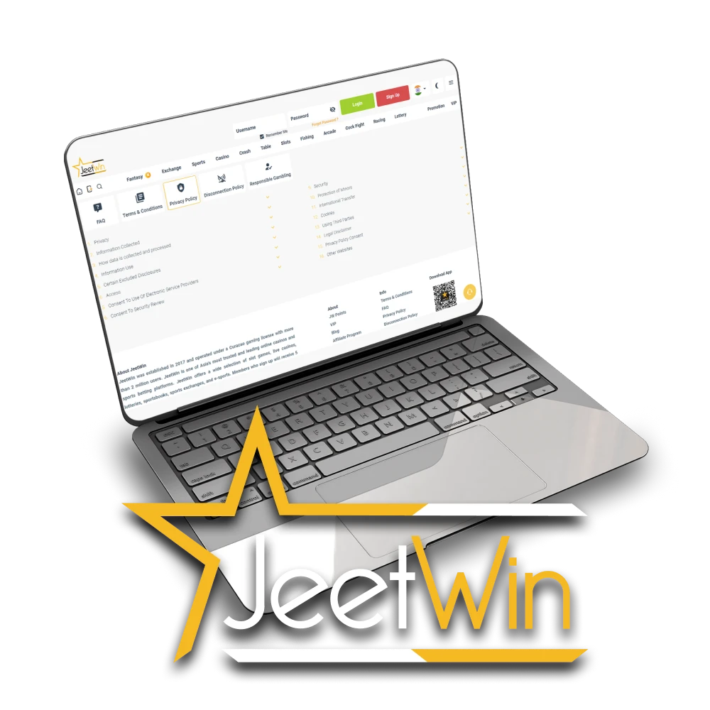 We will tell you about the privacy policy of the Jeetwin website.