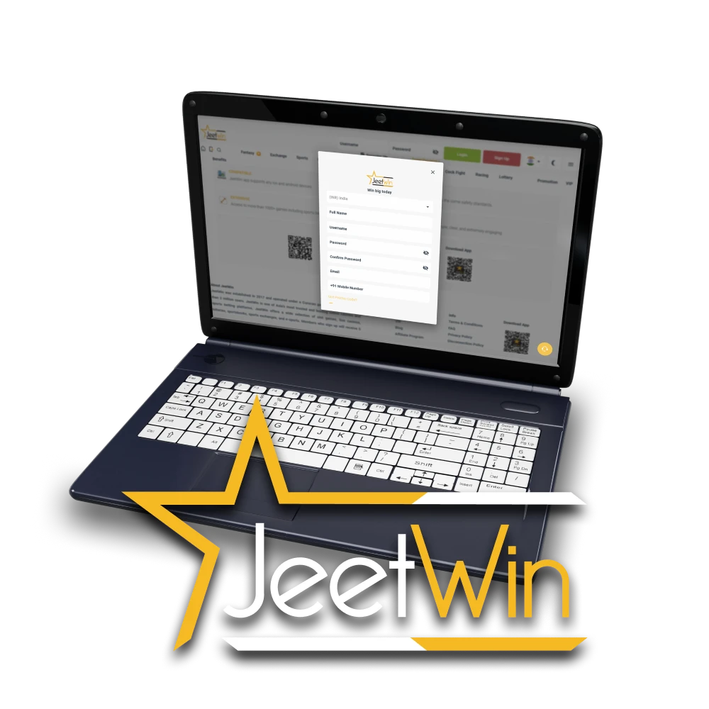 We will tell you everything about registering on Jeetwin.