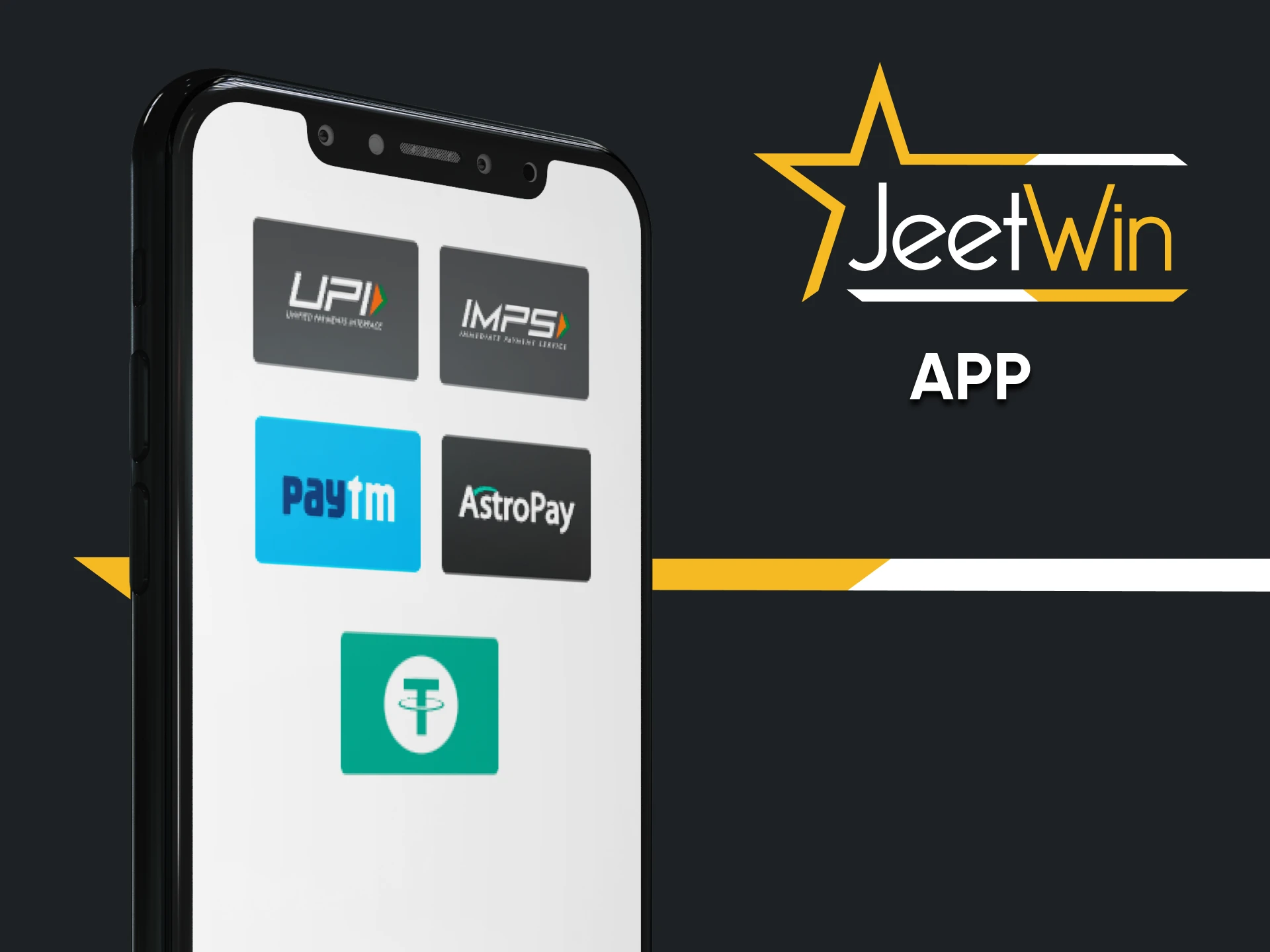 You can withdraw funds through the Jeetwin application.