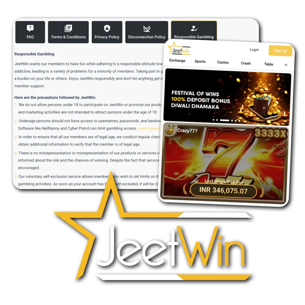 Play and bet responsibly at Jeetwin.