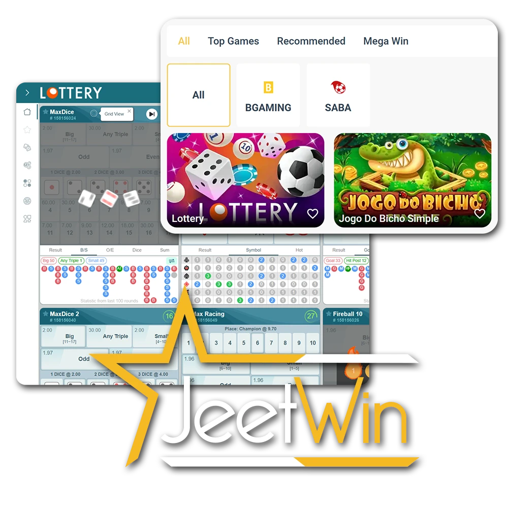 Jeetwin offers licensed lotteries and a welcome bonus to new Indian players.