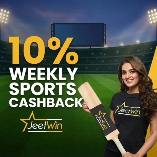 Enjoy weekly sports cashback for your bets at Jeetwin.
